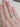 Sparkling Art Deco Old European Cut Diamond Petite Ring in 14k and 18k White Gold