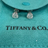 Tiffany & Co. 1.54cttw Diamond Stud Earrings in Platinum F Color VVS1/2 Clarity