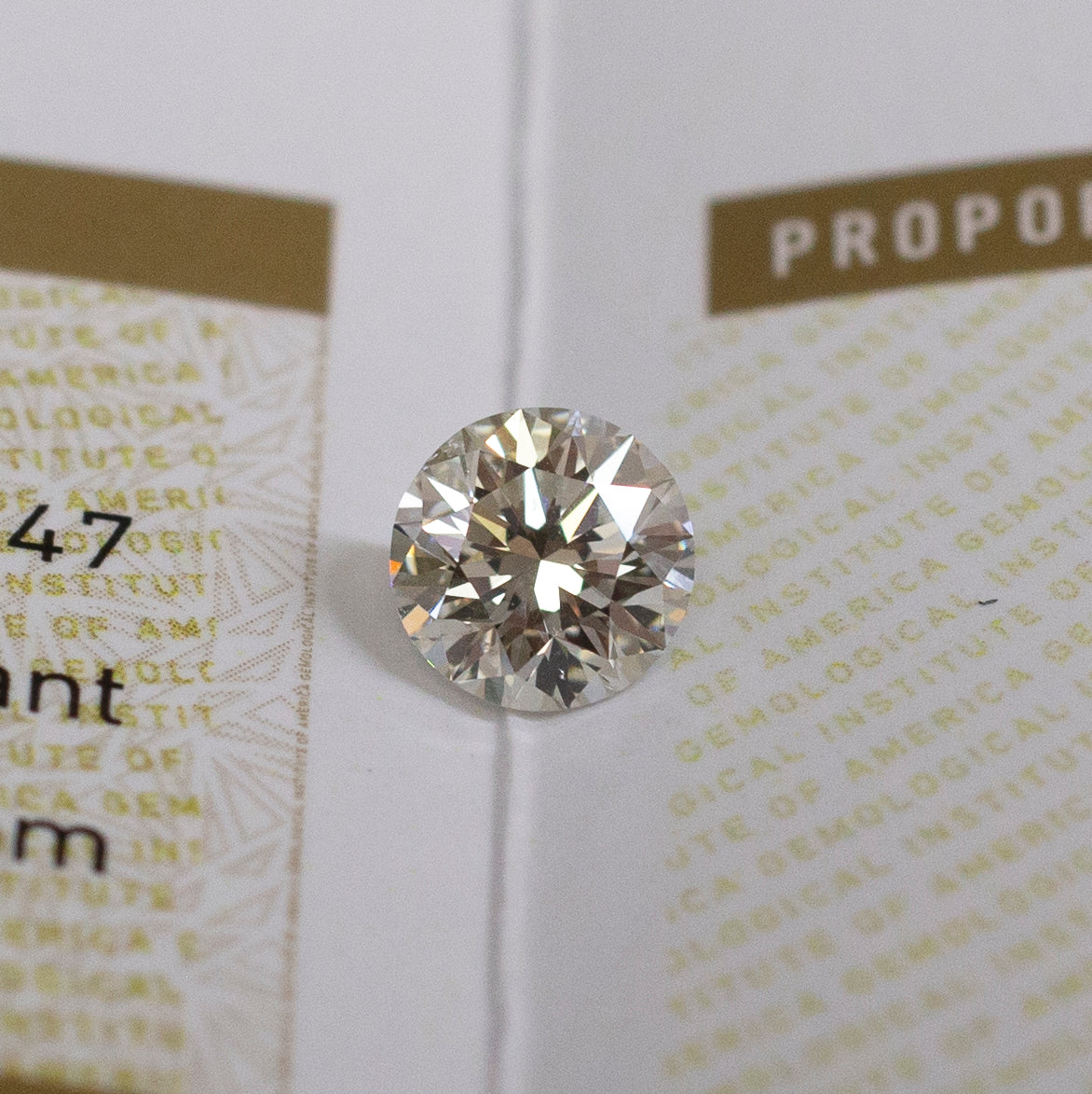GIA Certified 1.70ct Round Brilliant Cut Loose I Color SI1 Clarity Loose Diamond