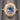 Gorgeous Vintage Cornflower Blue Sapphire and Diamond Ring in 14k Yellow Gold