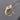 Asch Grossbardt Onyx and White Mother of Pearl J Hoop Earrings in 14k Yellow Gold