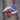 Mid-Century Modern Violet Sapphire and Pink Tourmaline Bypass Moi et Toi Ring in Platinum
