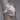 Vintage Faceted Hematite Ring with Old European Cut Diamond Center in 14k White Gold