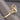 Art Deco Three Stone Old European Cut Diamond Pierced Ring in 14k Yellow Gold