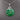 Vintage Deep Green Jadeite Jade Disc with Diamonds Necklace in 18k White Gold