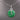 Vintage Deep Green Jadeite Jade Disc with Diamonds Necklace in 18k White Gold