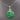 Vintage Deep Green Jadeite Jade Disc with Diamonds Necklace in 18k White Gold