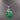 Vintage Deep Green Jadeite Jade Disc with Diamonds Necklace in 18k White Gold