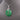 Vintage Deep Green Jadeite Jade Disc with Diamonds Necklace in 18k White Gold