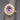 Vintage Amethyst and Seed Pearl Halo Ring in 14k Yellow Gold