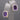 Gorgeous Grape Colored Amethyst and Diamond Omega Back Earrings in 14k Yellow Gold