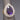 Deep Vivid Purple Amethyst and Double Diamond Halo Ring in 14k Yellow Gold