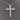Brilliant Petite Diamond Cross Pendant Necklace in Platinum