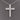 Brilliant Petite Diamond Cross Pendant Necklace in Platinum