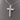 Brilliant Petite Diamond Cross Pendant Necklace in Platinum