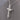 Brilliant Petite Diamond Cross Pendant Necklace in Platinum