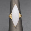 Ladylike Lavender Jade Jadeite Marquise Cocktail Ring In 14k Yellow Gold