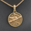 David Yurman Saggitarius Amulet Pendant 16" 1.75mm Chain 18k Yellow Gold Necklace
