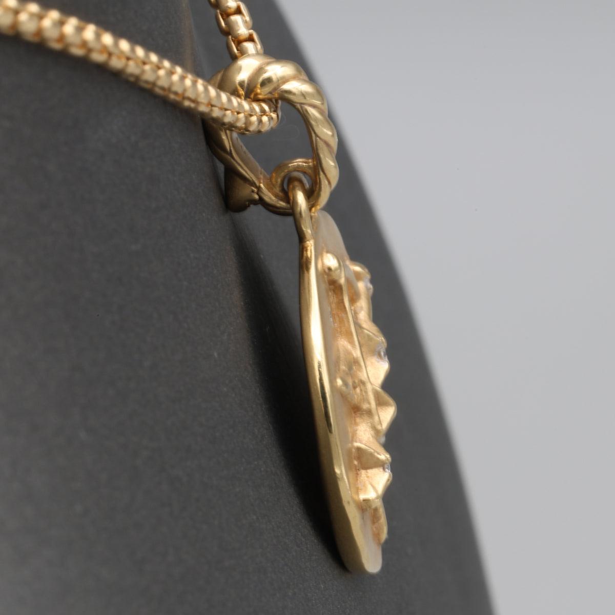 David Yurman Saggitarius Amulet Pendant 16" 1.75mm Chain 18k Yellow Gold Necklace