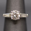 Classic Three Stone GIA Certified Diamond Engagement Ring in Platinum