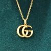 GUCCI Running GG 18k Yellow Gold Pendant Necklace in Box