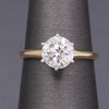 Antique GIA Certified 1.74ct Old European Cut Diamond Solitaire in 14k and Platinum