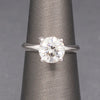 Stunning GIA Certified Diamond Solitaire Engagement Ring in 14k White Gold