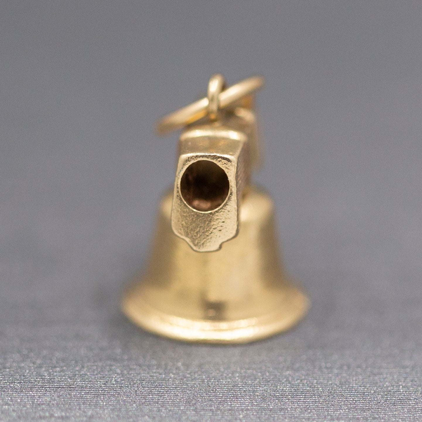 Vintage Liberty Bell Charm in 14k Yellow Gold