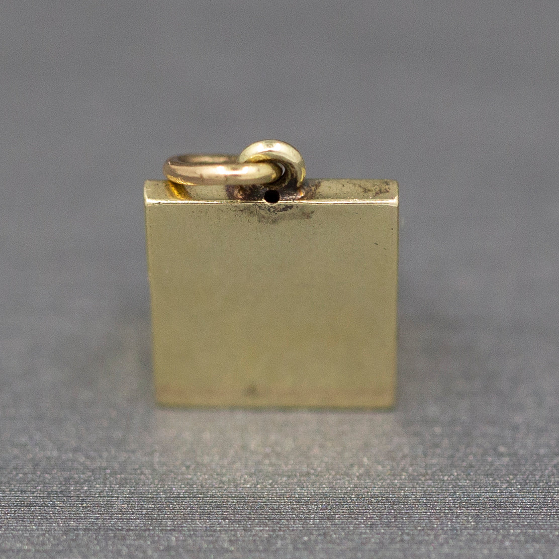 Vintage Sloan and Co Old Fashioned Enameled Cash Register Charm in 14k Yellow Gold
