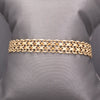 Vintage Swedish 14k Yellow Gold X-Link Bracelet