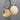 Hammered Gold Disc Drop Earrings in 14k Yellow Gold