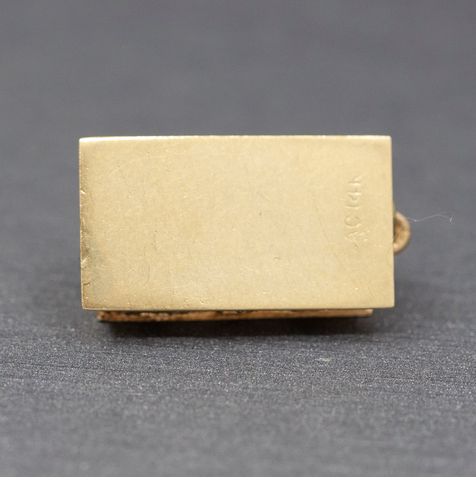 Darling Single Story Ranch House Home Charm in 14k Yellow Gold