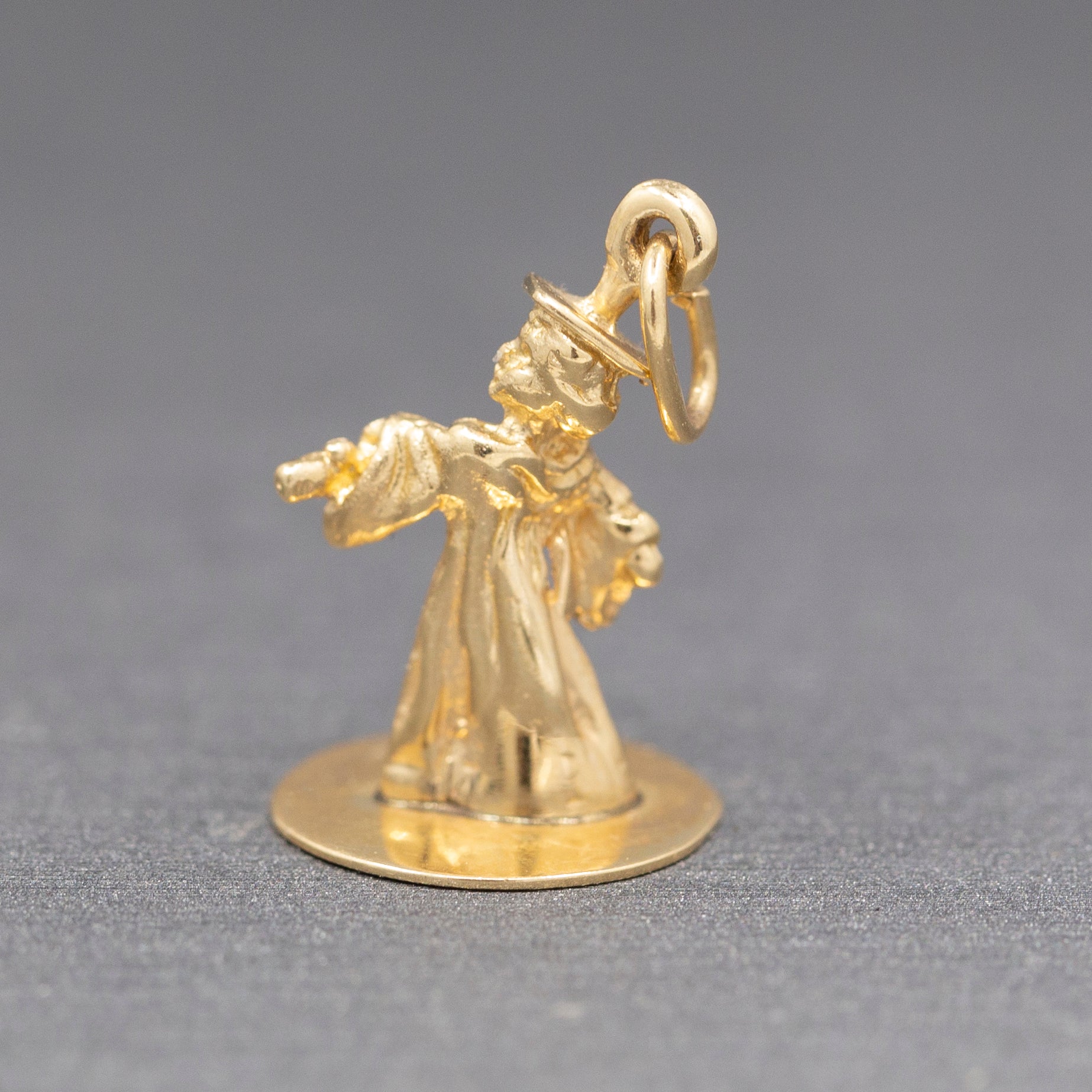 High School or College Graduation Graduate Charm Pendant in 14k Yellow Gold