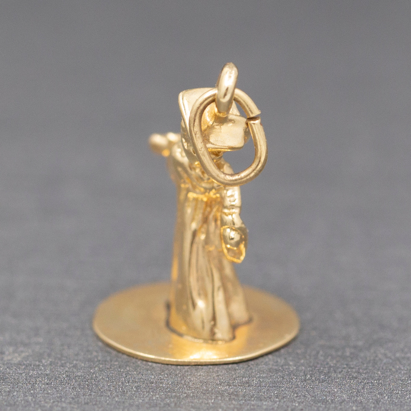 High School or College Graduation Graduate Charm Pendant in 14k Yellow Gold