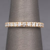 Beautiful Sparkling Diamond Eternity Band in 14k Yellow Gold Size 6.75