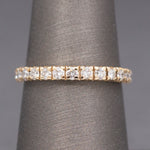 Beautiful Sparkling Diamond Eternity Band in 14k Yellow Gold Size 6.75