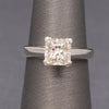 Princess Cut Natural Diamond Solitaire Engagement Ring in Platinum 1.53ct G VVS2 EGL