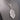 Antique Art Deco Camphor Glass and Diamond Necklace in 14k White Gold