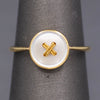 Delightful Victorian Button Ring in 14k and 18k Gold