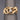 Old European Cut Diamond Abstract Band Ring in 14k Yellow Gold