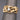 Old European Cut Diamond Abstract Band Ring in 14k Yellow Gold