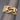 Old European Cut Diamond Abstract Band Ring in 14k Yellow Gold