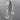 Fantastic Art Deco Diamond And Emerald Long Dangle Earrings in 14k White Gold