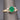 Vivid Emerald Cut Emerald and Old Mine Cut Diamond Ring in 14k Yellow Gold