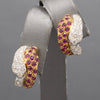 Exquisite Double Headed Snake Diamond and Ruby Huggie Hoops in 18k Yellow and White Gold