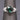 Deep Teal Forest Green Tourmaline and Marquise Diamond Ring in 14k White Gold