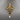 Exquisite Victorian Antique Emerald Garnet Diamond and Pearl Lavalier Pendant in 14k Yellow Gold