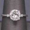 Classic GIA Certified Round Brilliant Cut Diamond Engagement Ring in Platinum