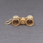 Vintage Binocular Charm in 14k Yellow Gold