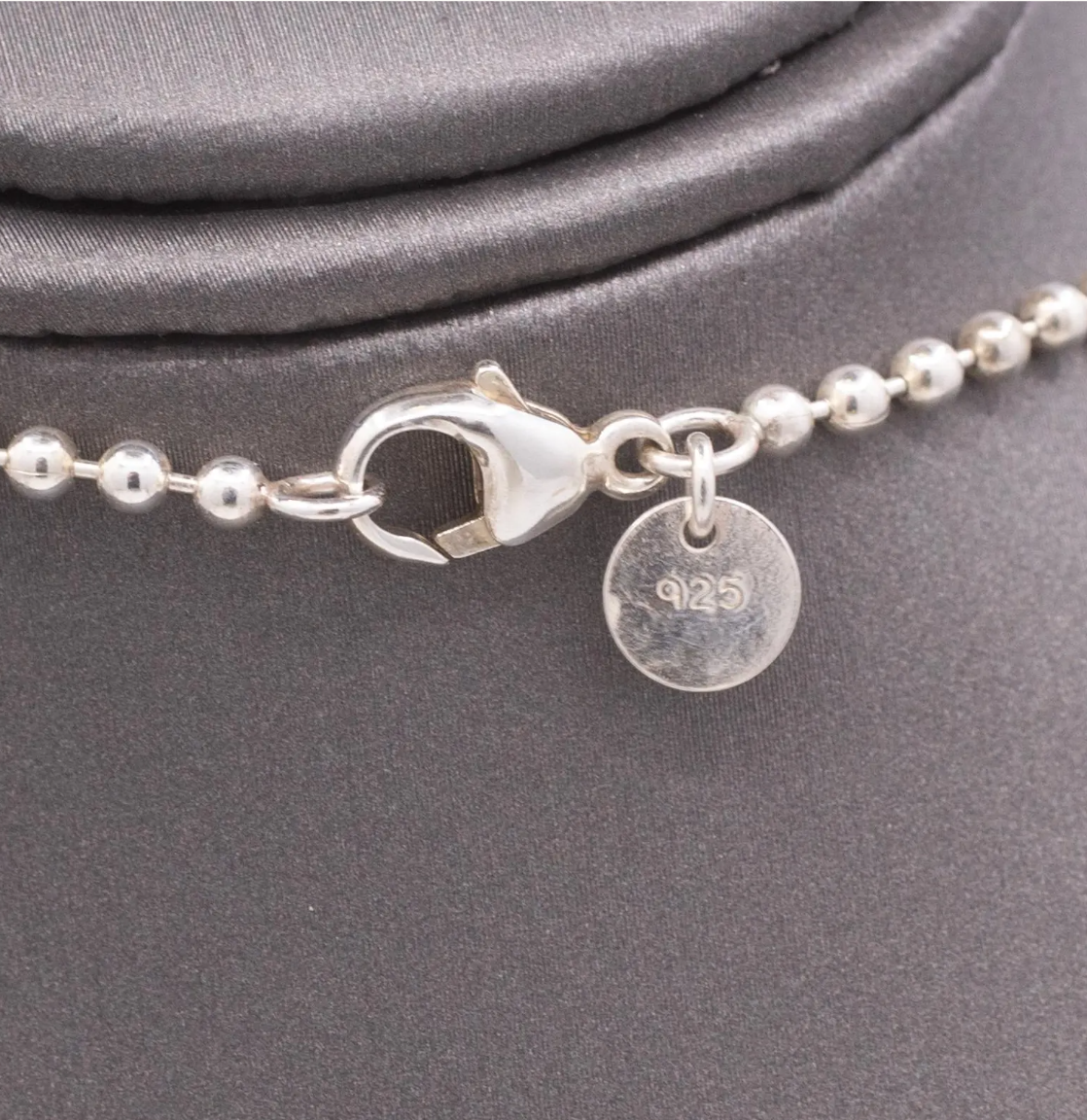 Authentic Tiffany & Co. Sterling Silver ID Dog Tag Necklace